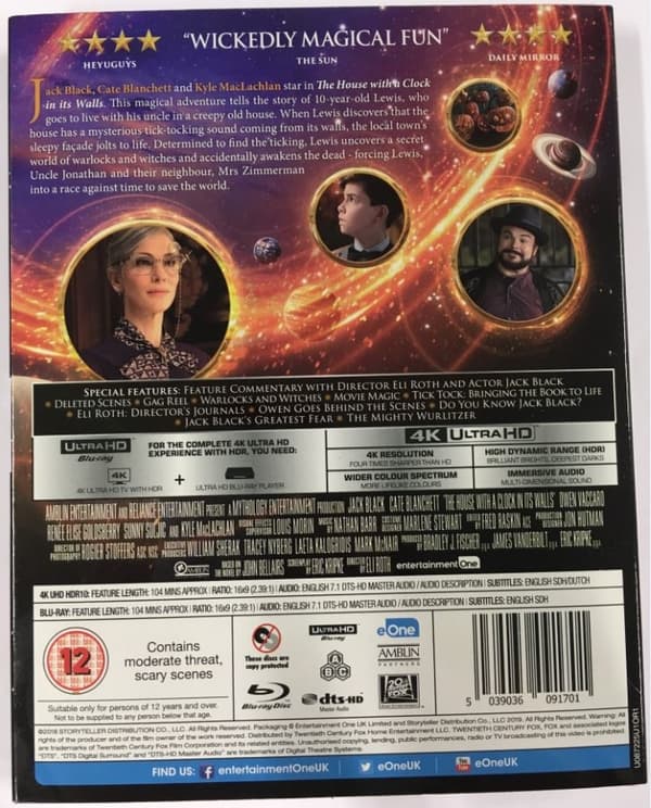 House With a Clock in Its Walls (4K Ultra HD + Blu-ray) (Import)