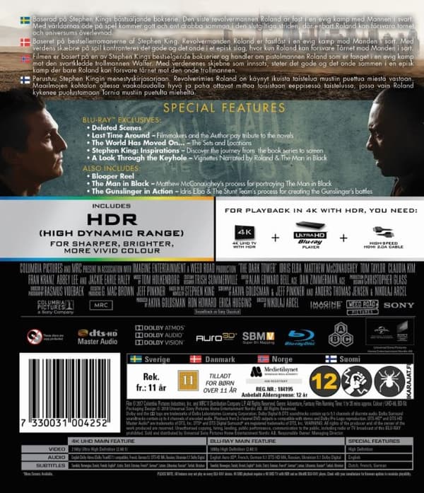 The Dark Tower (4K Ultra HD + Blu-ray)