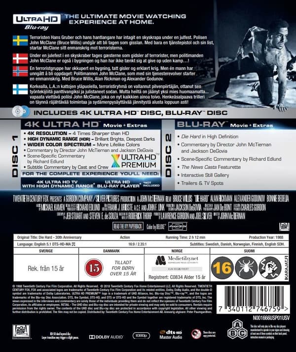 Die Hard (4K Ultra HD + Blu-ray) (Import)