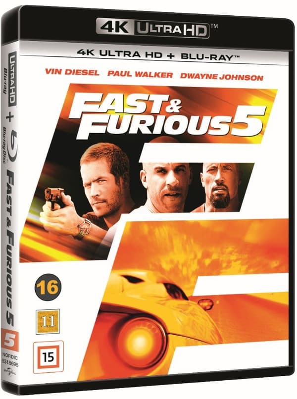 Fast & Furious 5 (4K Ultra HD + Blu-ray) (2 disc)