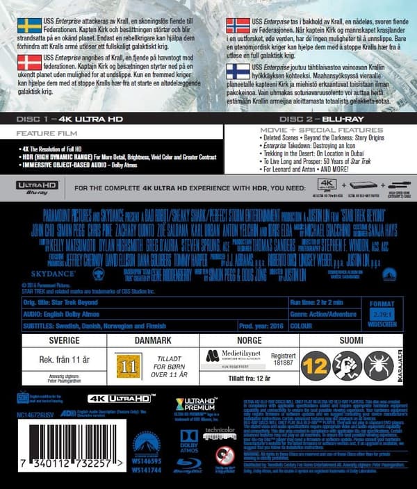Star Trek: Beyond (4K Ultra HD + Blu-ray)