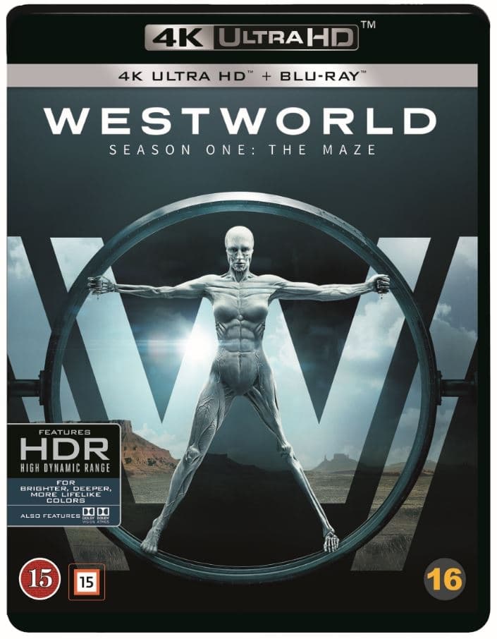 Westworld - Sæson 1 (4K Ultra HD + Blu-ray) (6 disc)