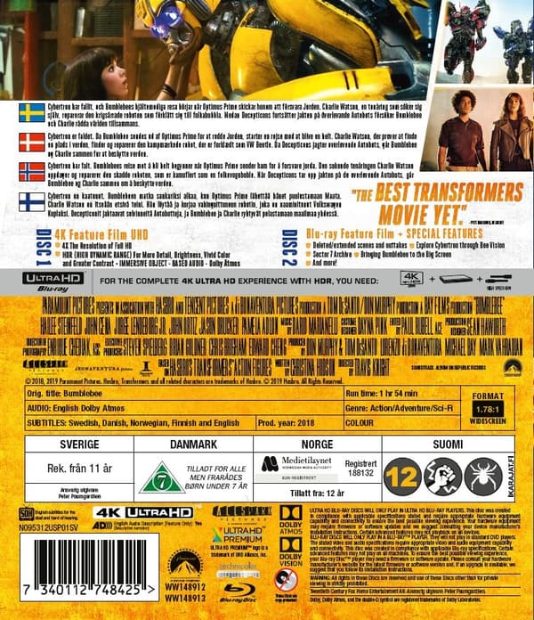 Bumblebee (4K Ultra HD + Blu-ray)