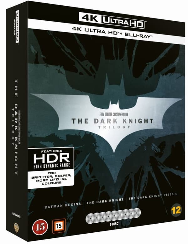 The Dark Knight Trilogy (4K Ultra HD + Blu-ray) (9 disc)