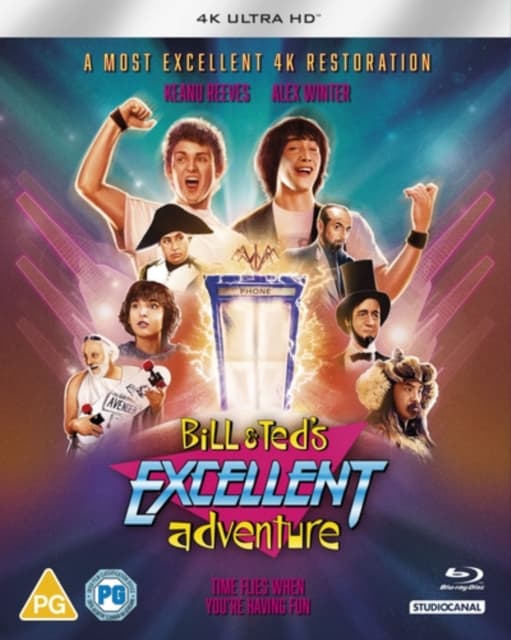 Bill & Ted's Excellent Adventure (4K Ultra HD + Blu-ray) (2 disc) (Import)