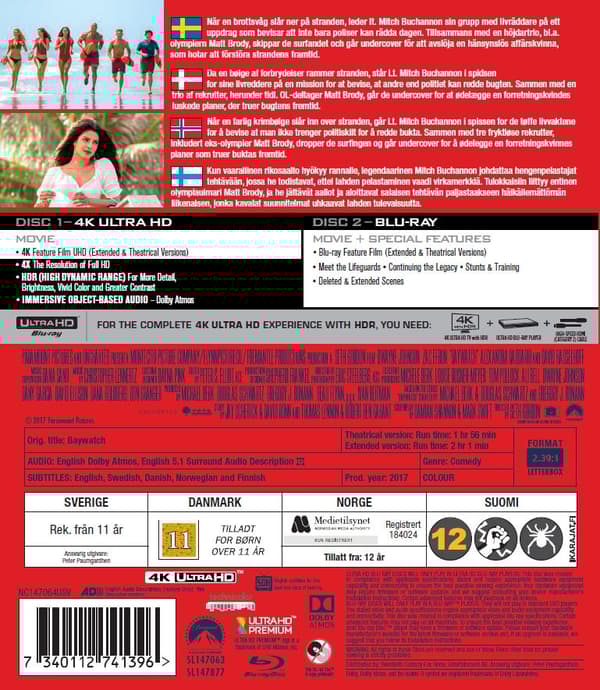 Baywatch (4K Ultra HD + Blu-ray)