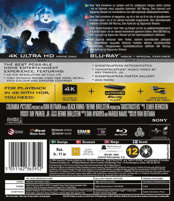 Ghostbusters (4K Ultra HD + Blu-ray)