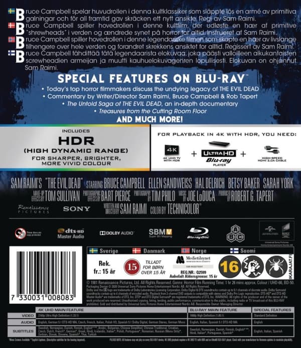 The Evil Dead (4K Ultra HD + Blu-ray)