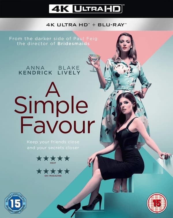 A Simple Favour (4K Ultra HD + Blu-ray) (Import)
