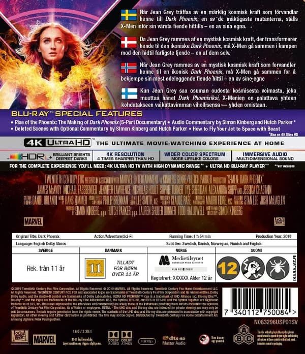 X-Men: Dark Phoenix (4K Ultra HD + Blu-ray)