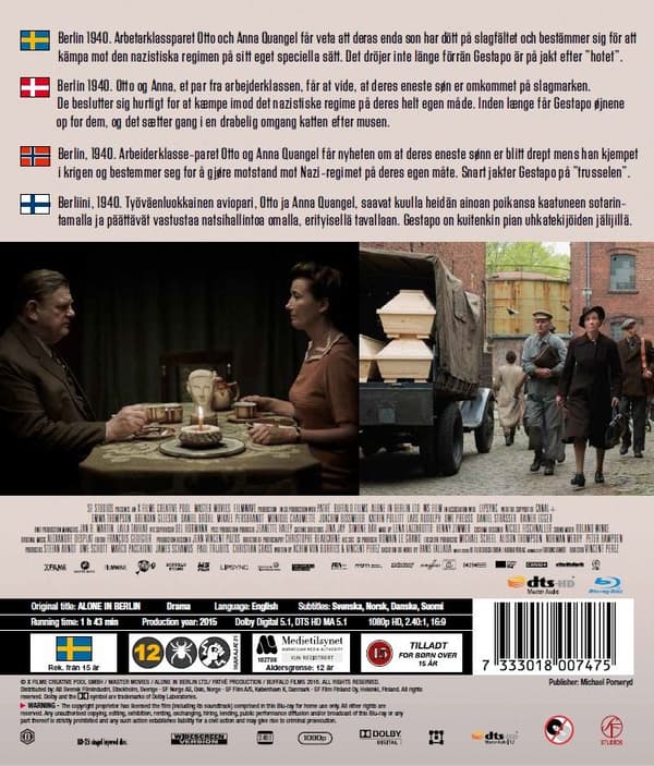 Alone in Berlin (Blu-ray)