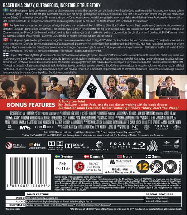 BlacKkKlansman (Blu-ray)