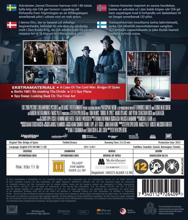 Bridge Of Spies (Blu-ray)