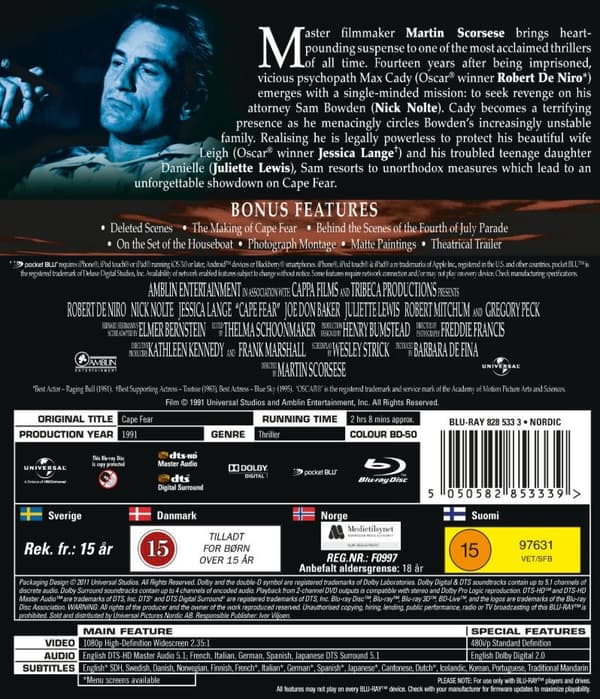 Cape Fear (1991) 20th Anniversary