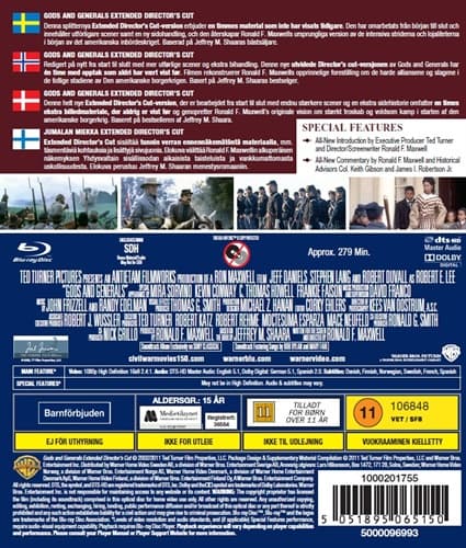 Gods And Generals - Extended Director's Cut (Blu-ray)