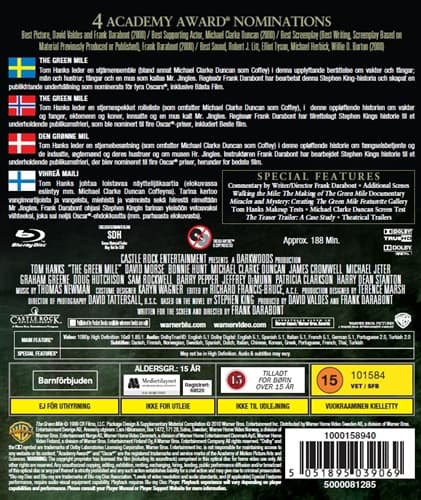 Den Gröna Milen (Blu-ray)