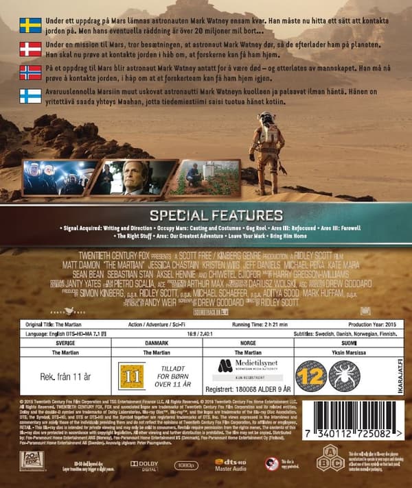 The Martian (Blu-ray)