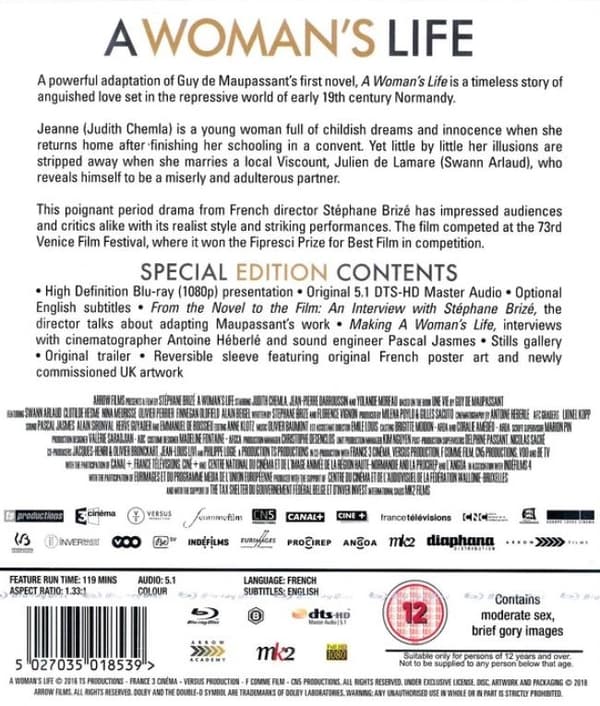 A Woman's Life (Blu-ray) (Import)