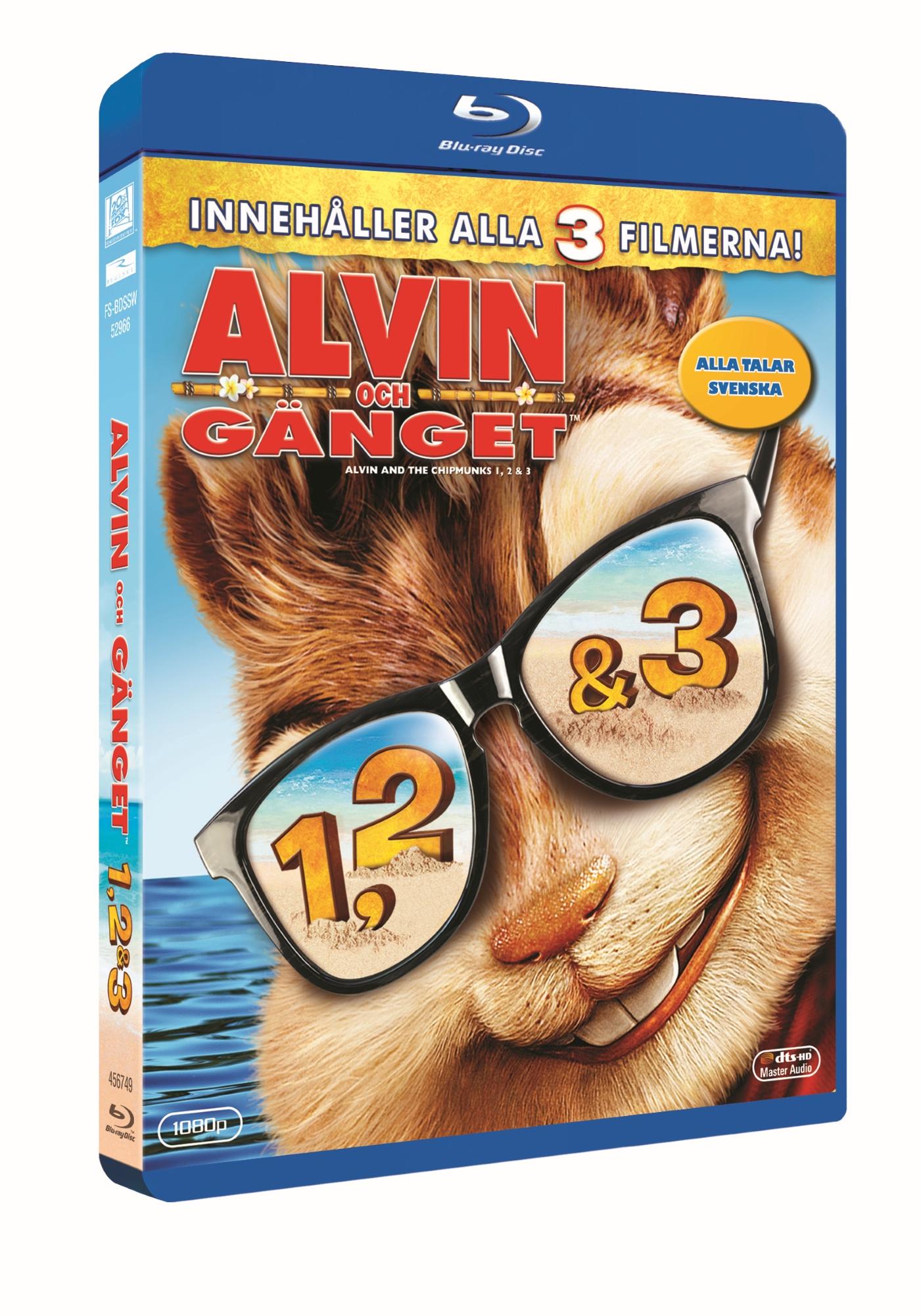 Alvin and the Chipmunks 1-3 Box (Blu-ray) (3 disc)