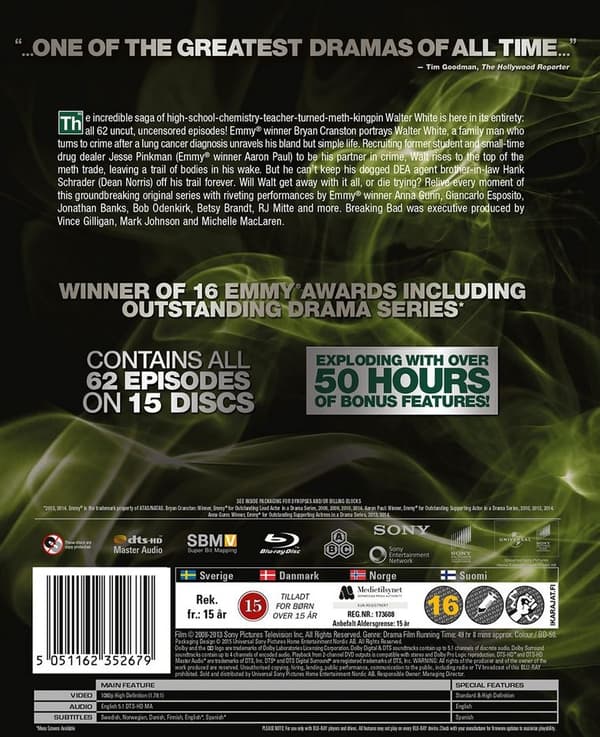Breaking Bad: Complete Box - Kausi 1-5 (Blu-ray)