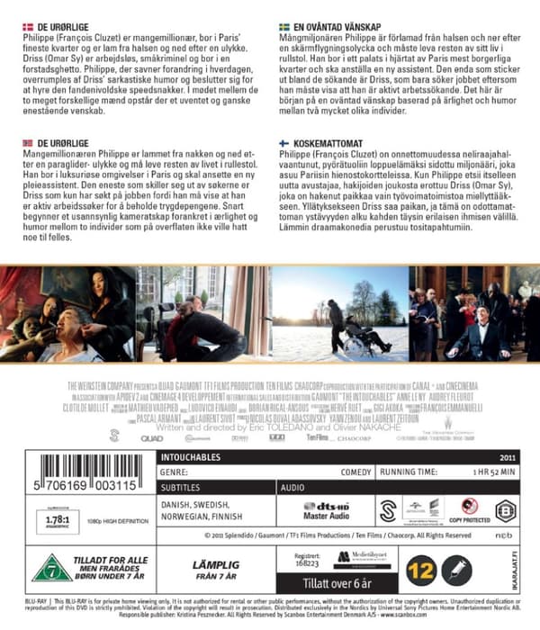 En oväntad vänskap (Blu-ray)
