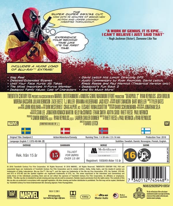 Deadpool 2 (Blu-ray)