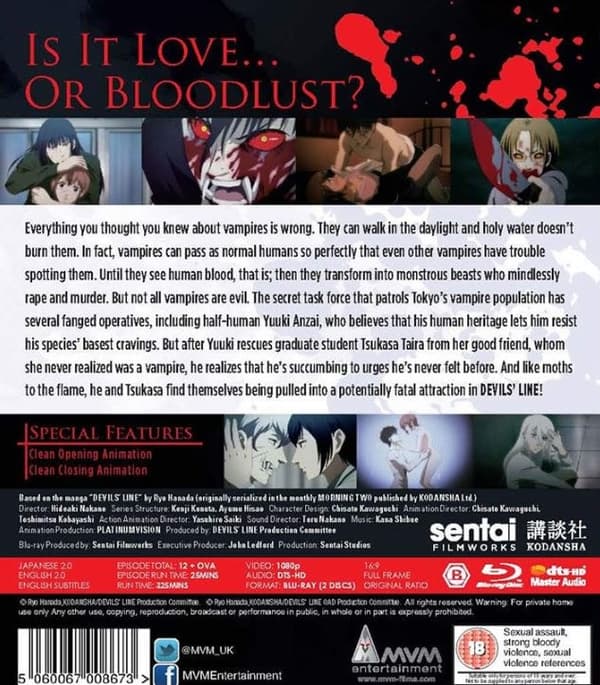 Devils' Line - Complete Collection (Blu-ray) (2 disc) (Import)