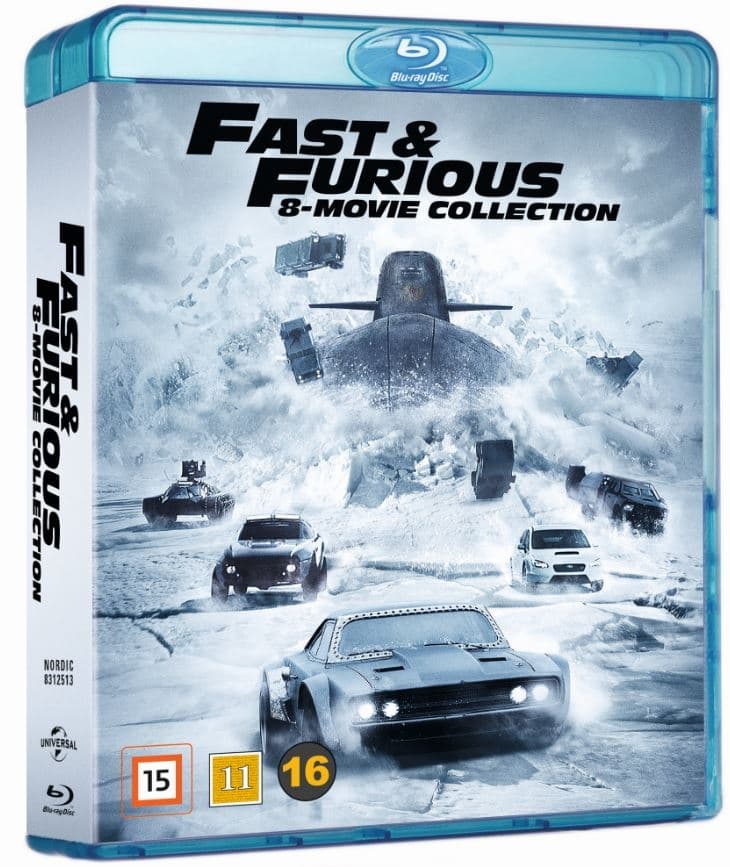 Fast Furious 1 8 Blu Ray 8 Disc Cdon