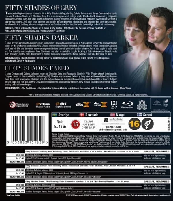 Fifty Shades 1-3 (Blu-ray)