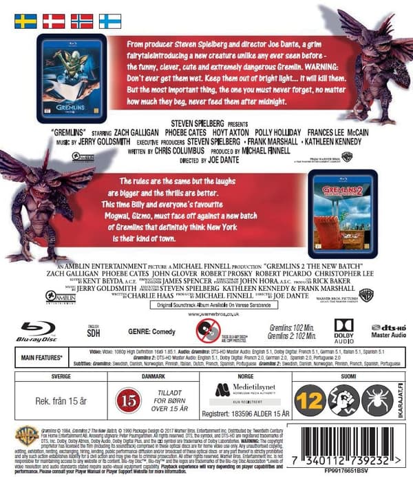 Gremlins 1-2 (Blu-ray)