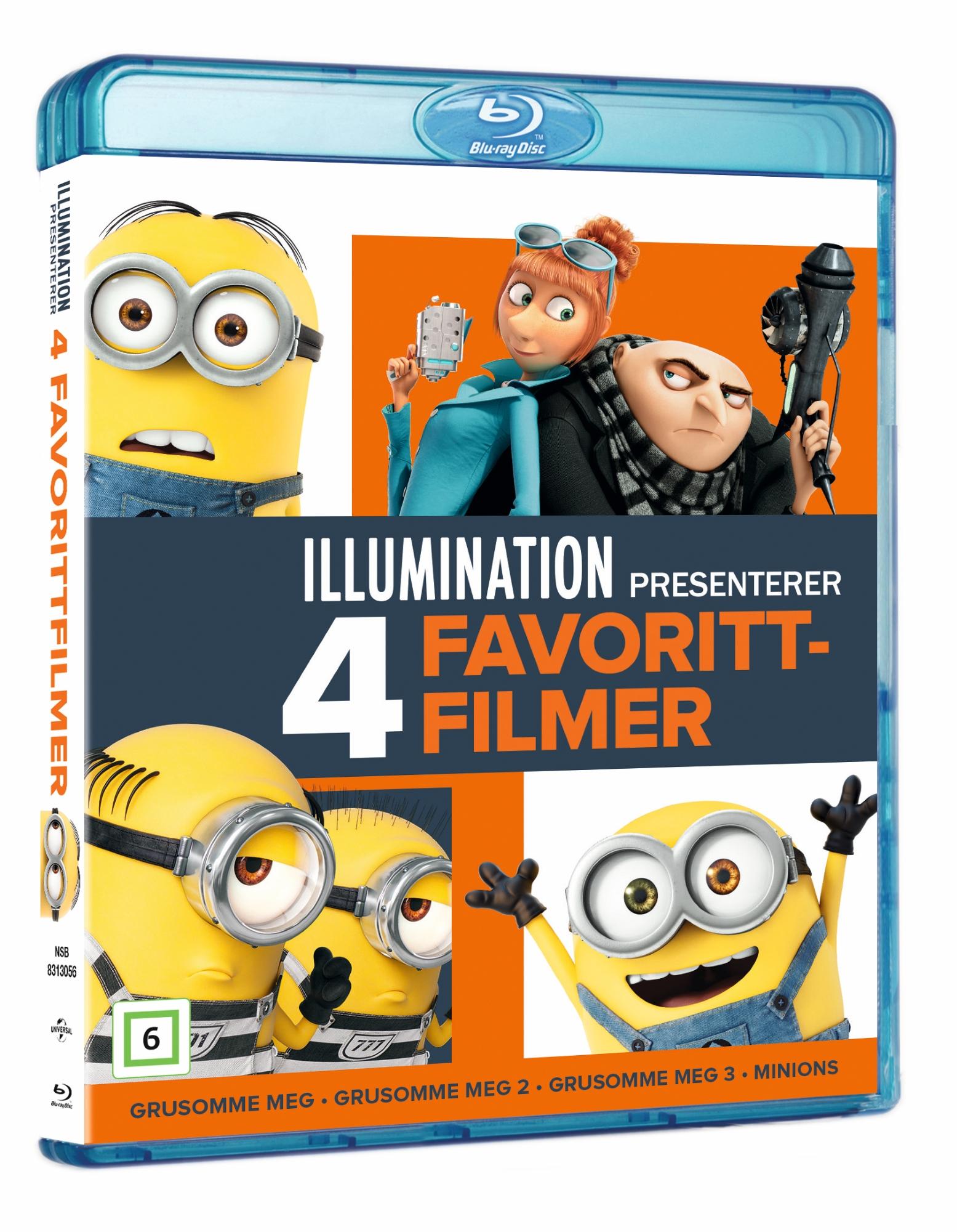 Illumination: 4 Movie Collection (Blu-ray) (4 disc)