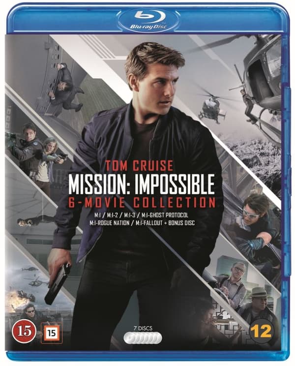 Mission: Impossible 1-6 (Blu-ray) (7 disc)