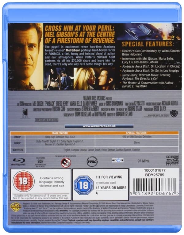 Payback (Blu-ray) (Import)