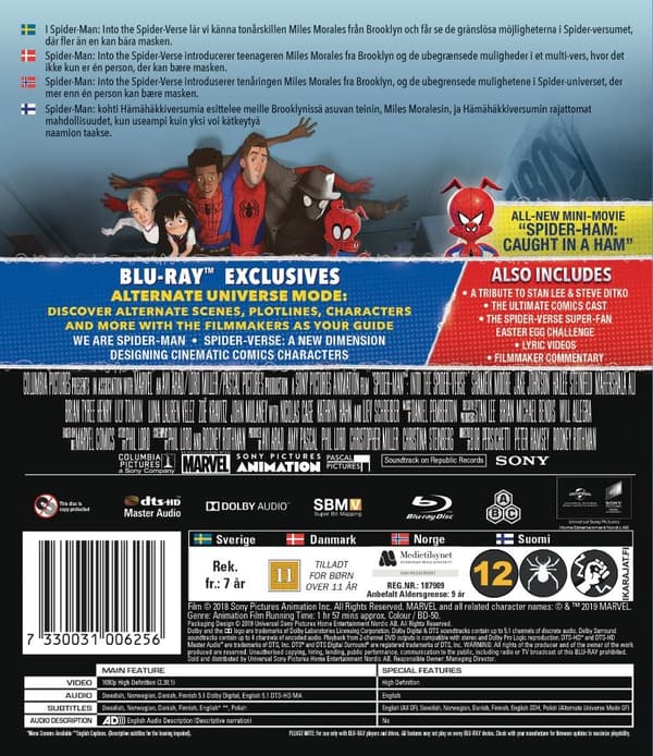Spider-Man: Into the Spider-Verse (Blu-ray)
