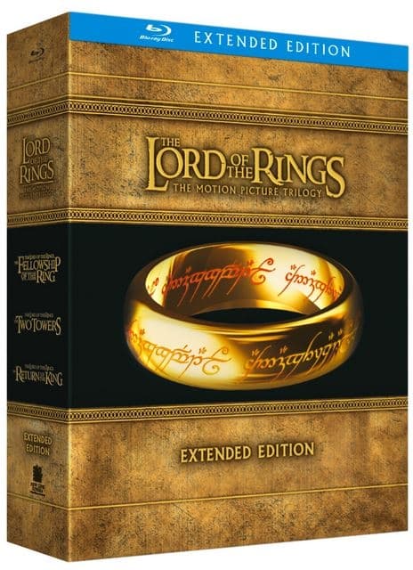 Taru Sormusten Herrasta: Extended Trilogy Box (Blu-ray) (15 disc)