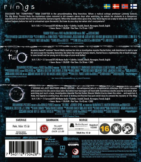 The Ring Trilogy (Blu-ray) (3 disc)