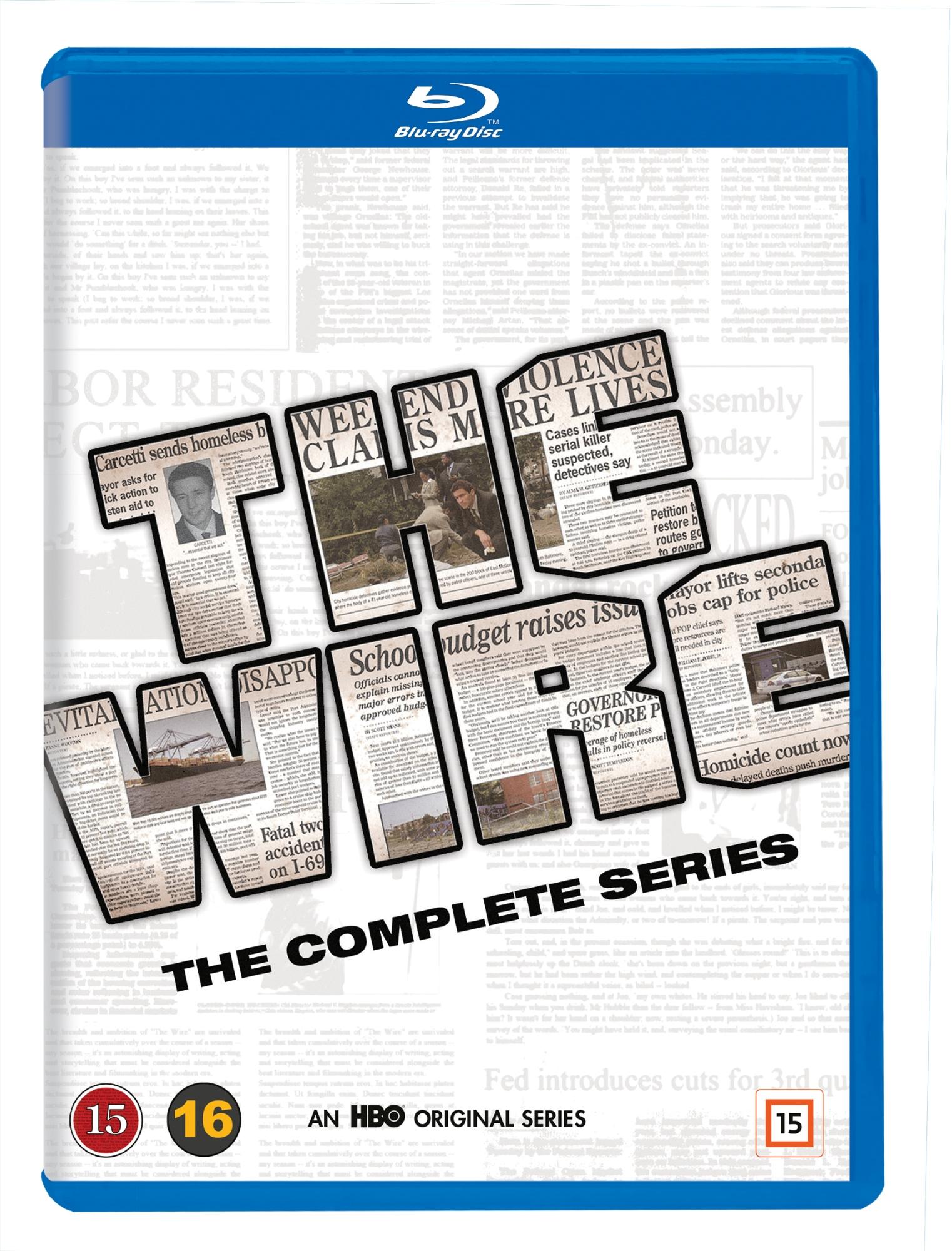 The Wire: Complete Box - Sæson 1-5 (Blu-ray) (20 disc)