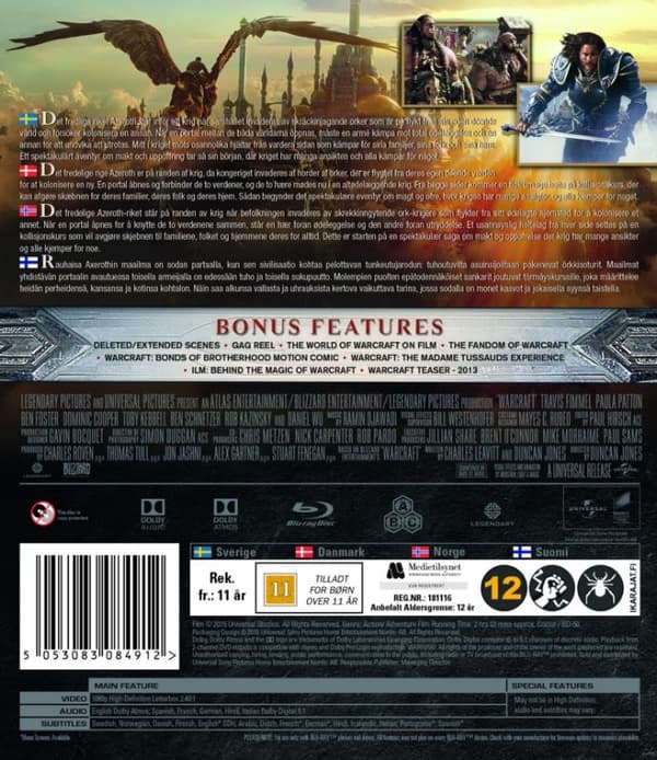 Warcraft: The Beginning (Blu-ray)