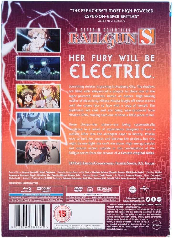 A Certain Scientific Railgun - Season 2 (Blu-ray) (7 disc) (import) | CDON