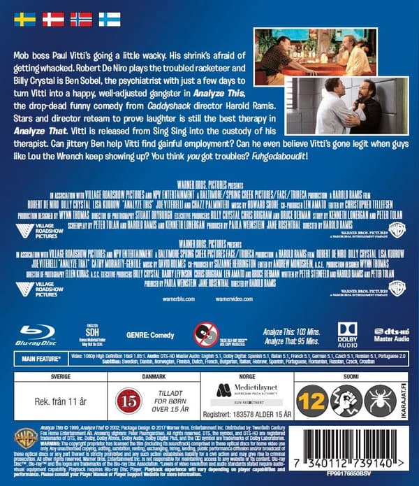 Analyze This 1-2 (Blu-ray)