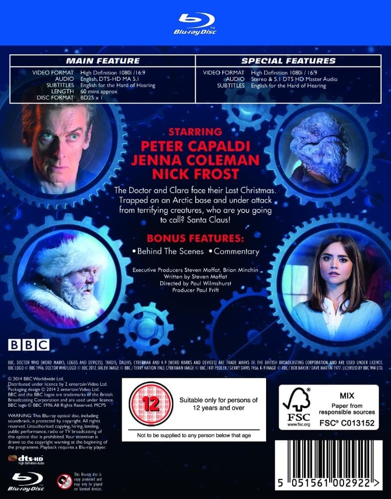 Doctor Who Last Christmas Blu Ray Import Cdon Doctor Who Last Christmas Blu Ray Import Cdon