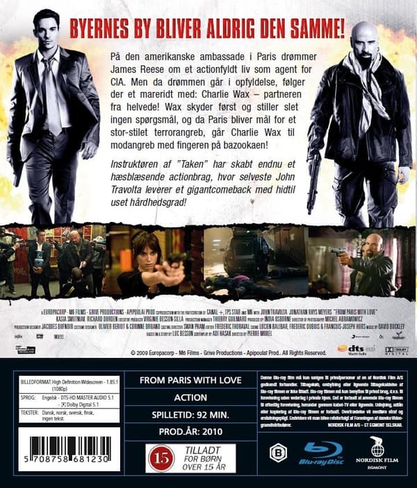 From Paris with Love (Blu-ray)