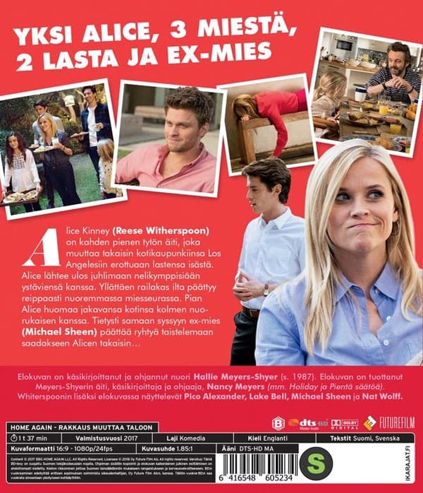 Home Again - Rakkaus muuttaa taloon (Blu-ray)
