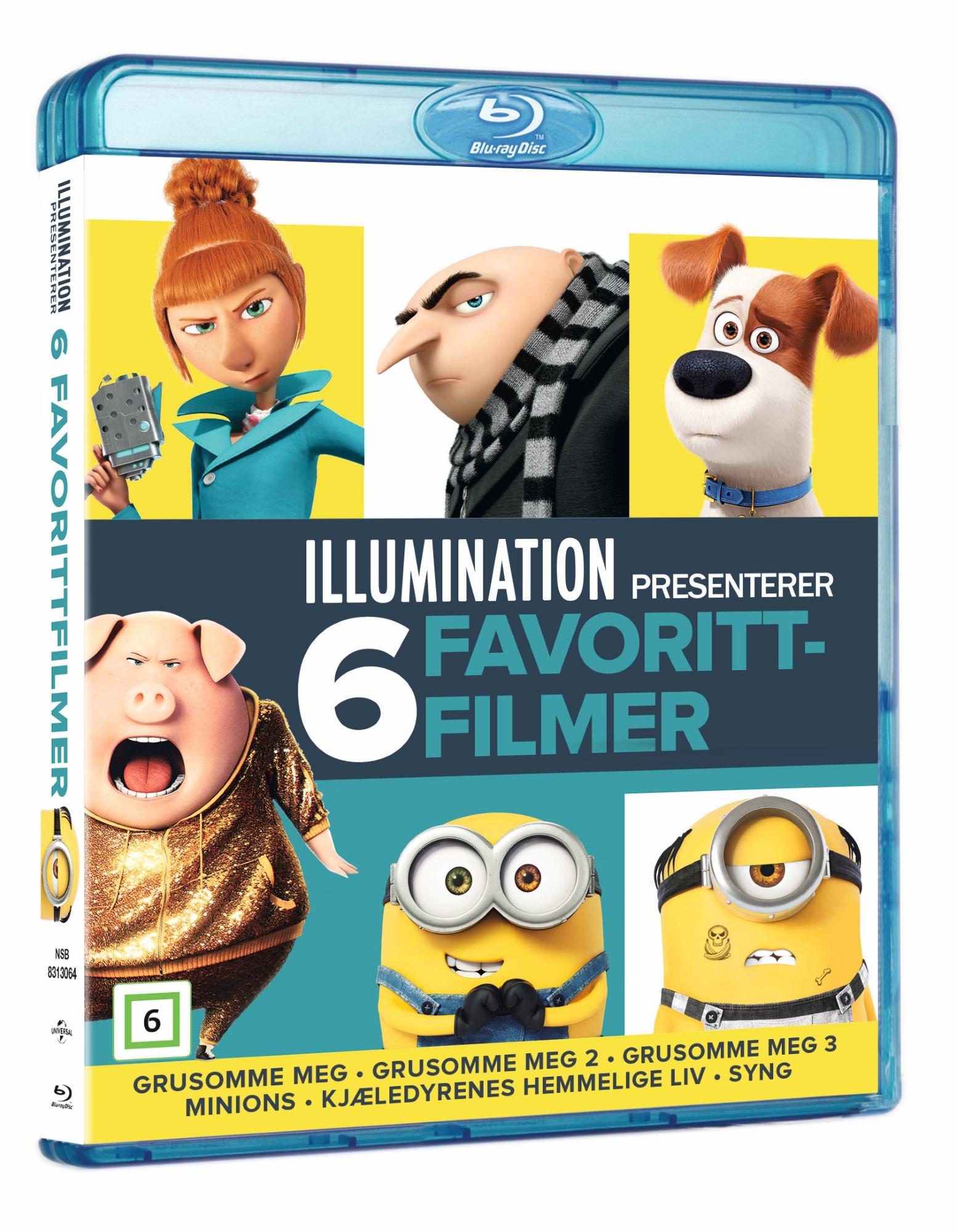 Illumination 6 Movie Collection (6 disc) (Blu-ray)