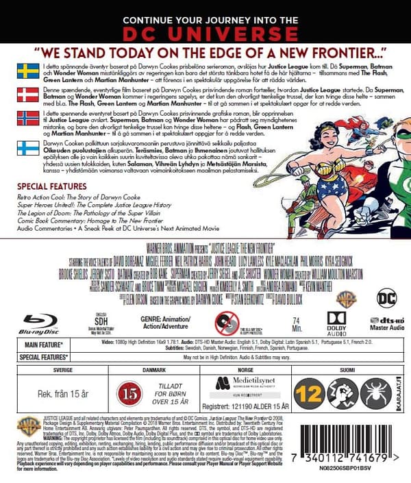 Justice League: The New Frontier – Commemorative Edition (Blu-ray)