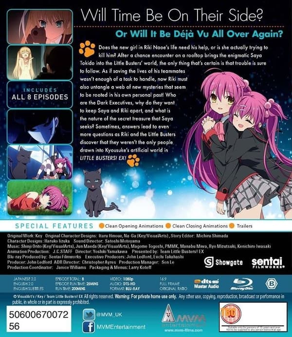 Little Busters! EX: OVA Collection (2 disc) (Blu-ray) (import)
