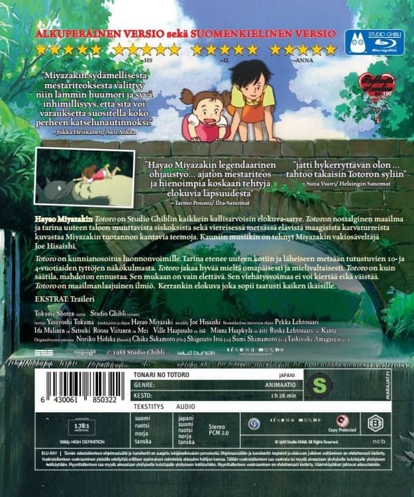 Naapurini Totoro (Blu-ray)