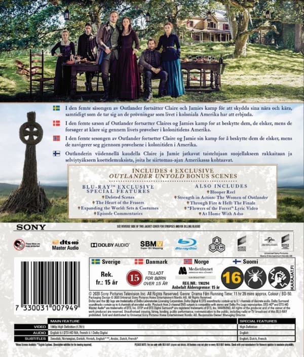 Outlander - Säsong 5 (Blu-ray) (4 disc)