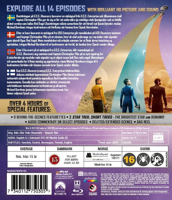 Star Trek Discovery - Kausi 2 (Blu-ray)