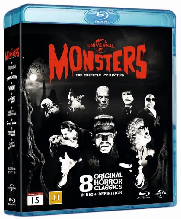 Universal Monsters - The Essential Collection (Blu-ray) (8 disc)